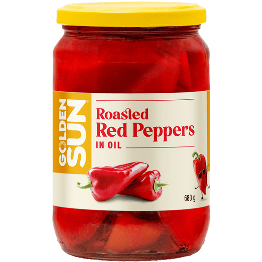 Golden Sun Roasted Red Peppers 680 g