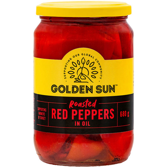 Golden Sun Roasted Red Peppers 680 g