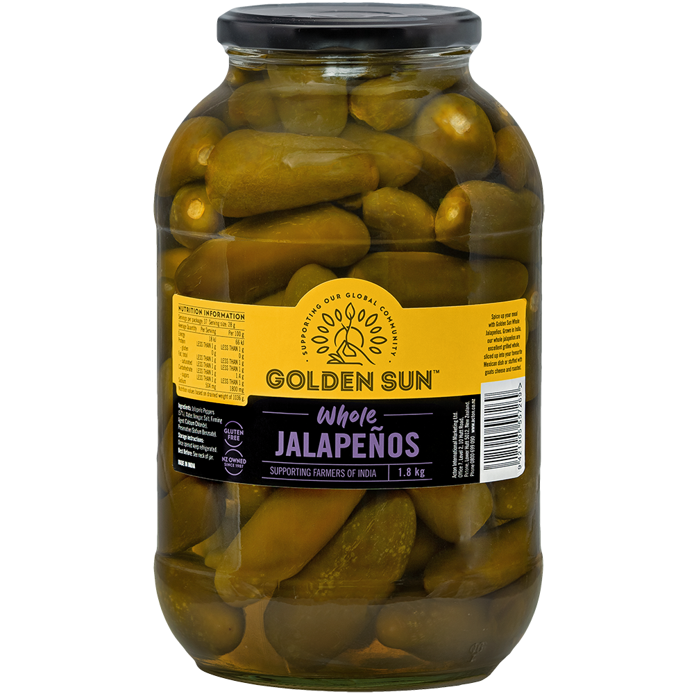 Golden Sun Whole Jalapenos 1.8 kg